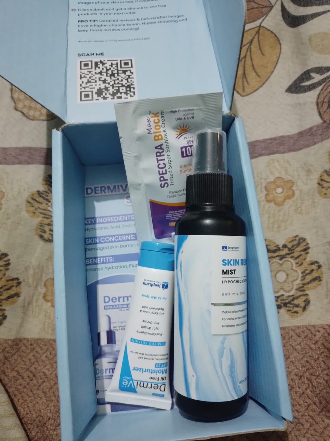 Customer photo review of Cerulic Glow Boosting Serum