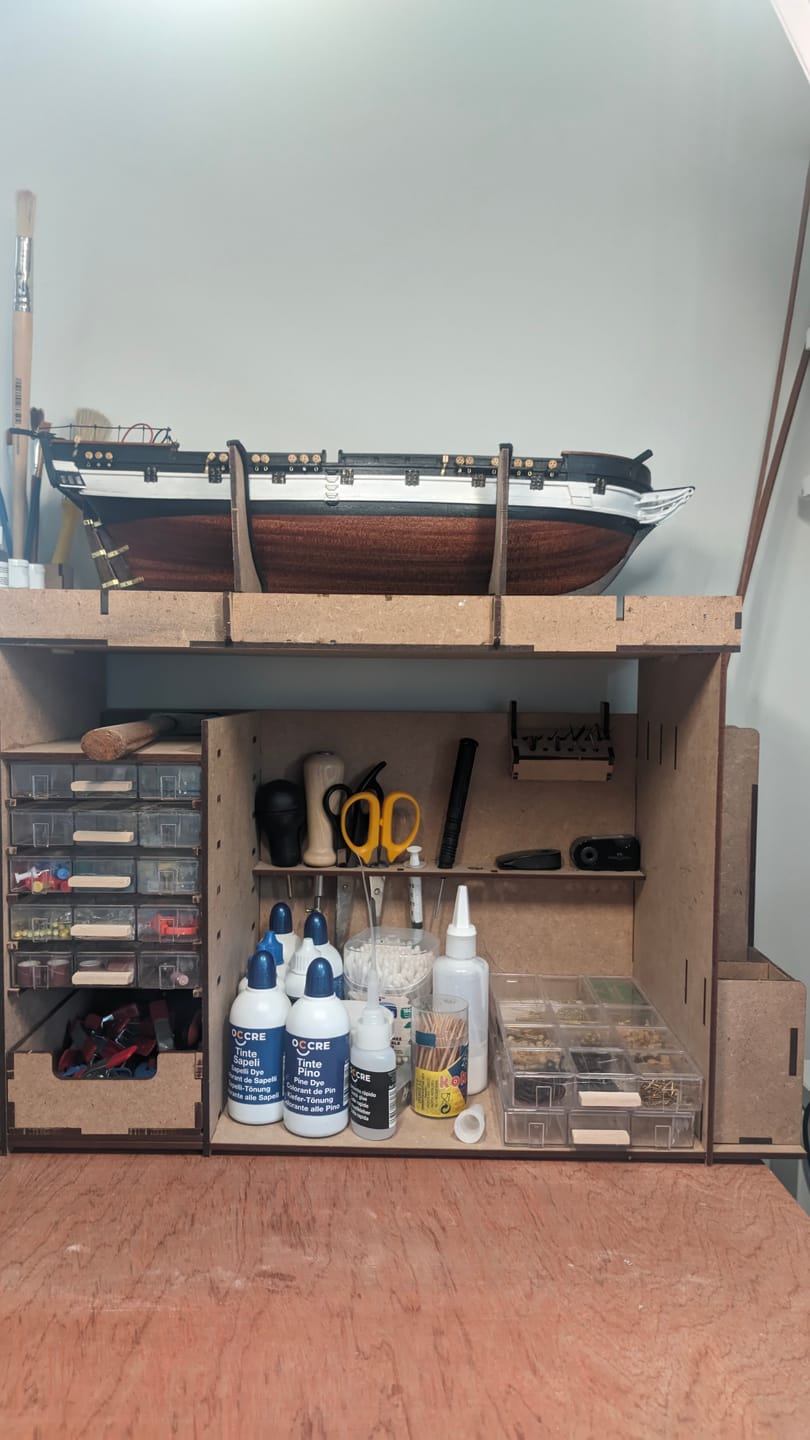 Customer photo review of Mueble taller organizador