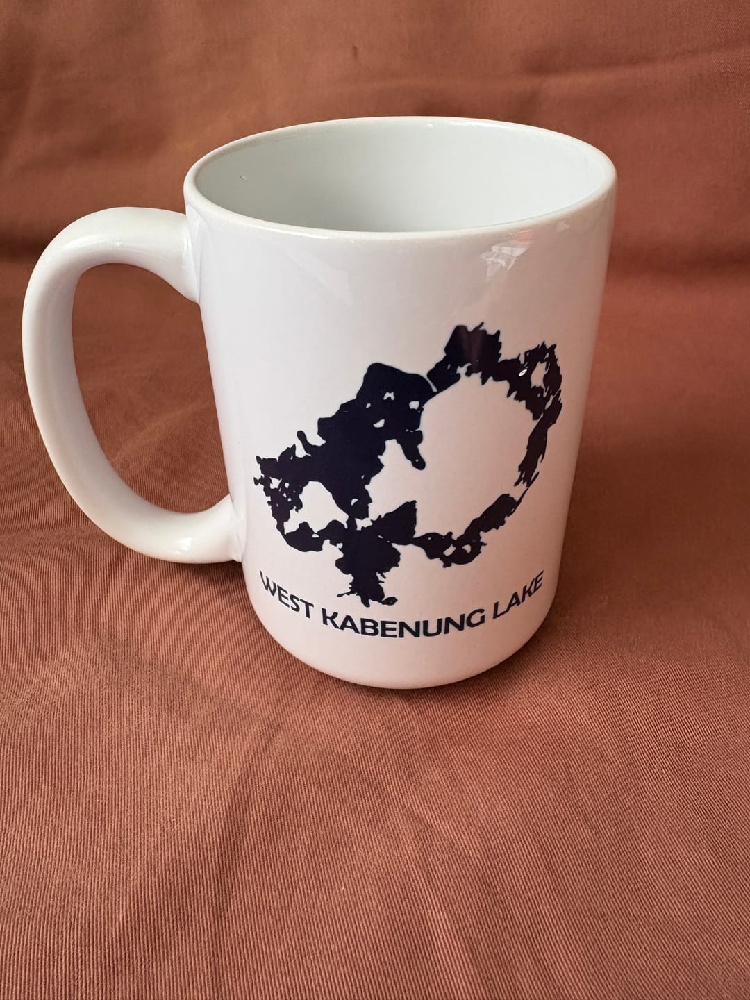 Customer photo review of Custom Lake Mug White 15oz.