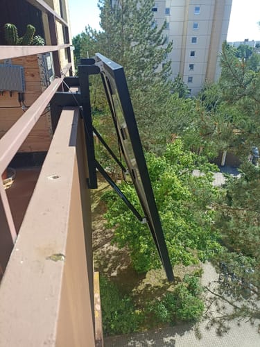 Customer photo review of Beton Balkon Halterung Winkel einstellbar