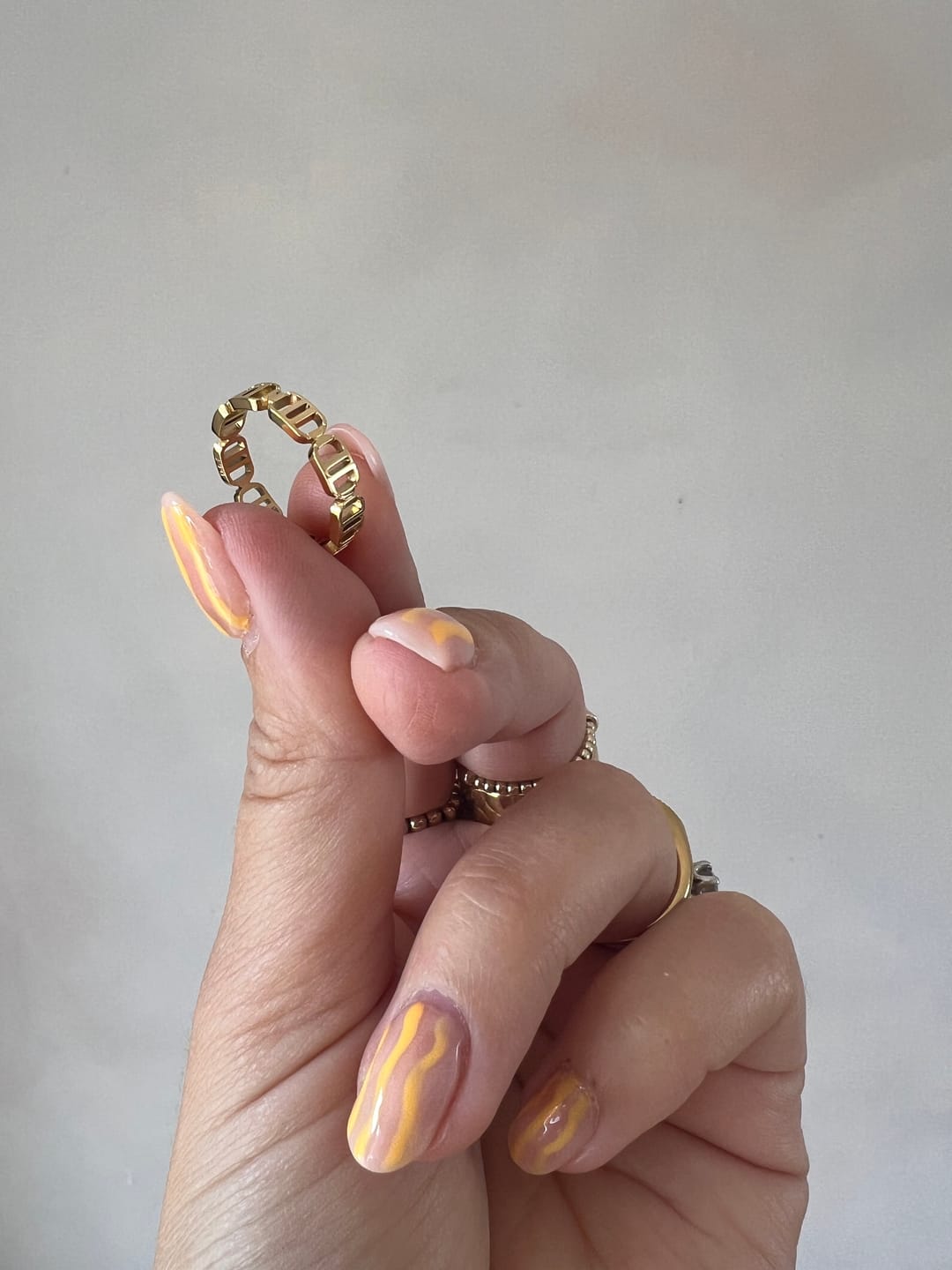 Customer photo review of Signature Band Ring