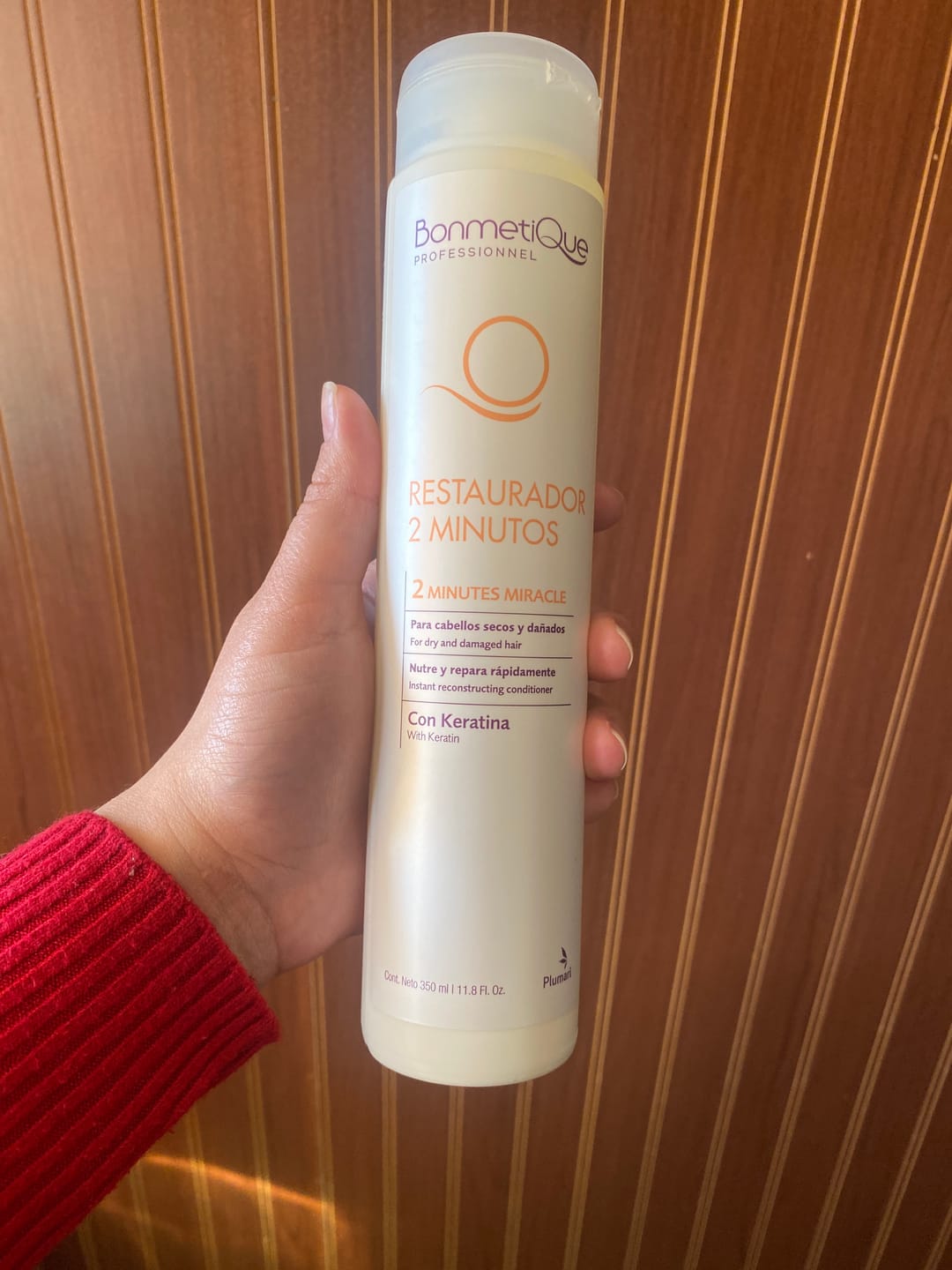 Customer photo review of Restaurador Capilar 2 Minutos 350ml Bonmetique