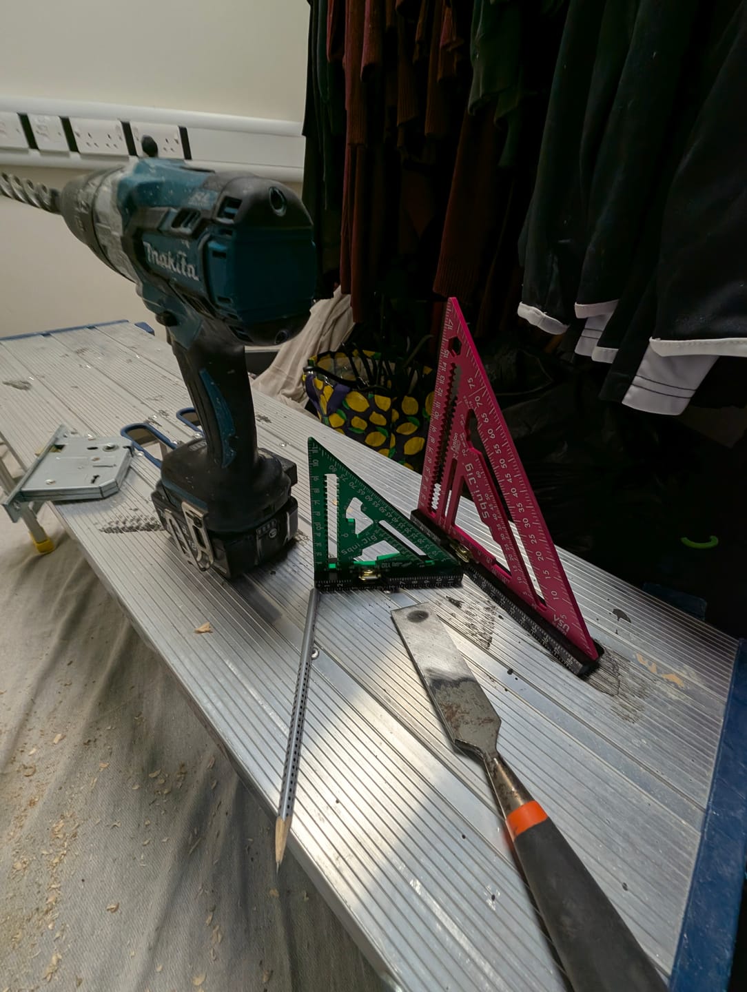 Customer photo review of SquiJig | Fusion PRO 7.5 Inch Rafter square