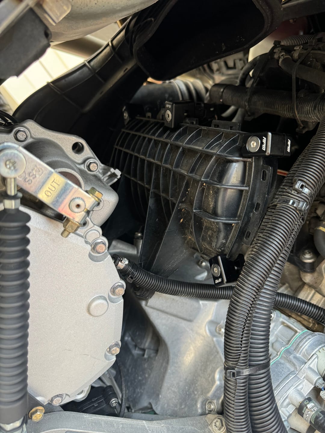Customer photo review of RPM Can-Am Turbo X3 Billet Plenum Clamps / Reinforcements