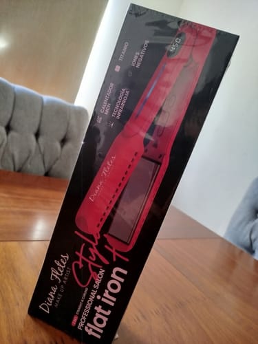 Customer photo review of Plancha Profesional Infrarroja Diana Fletes Titanium Galvanizado