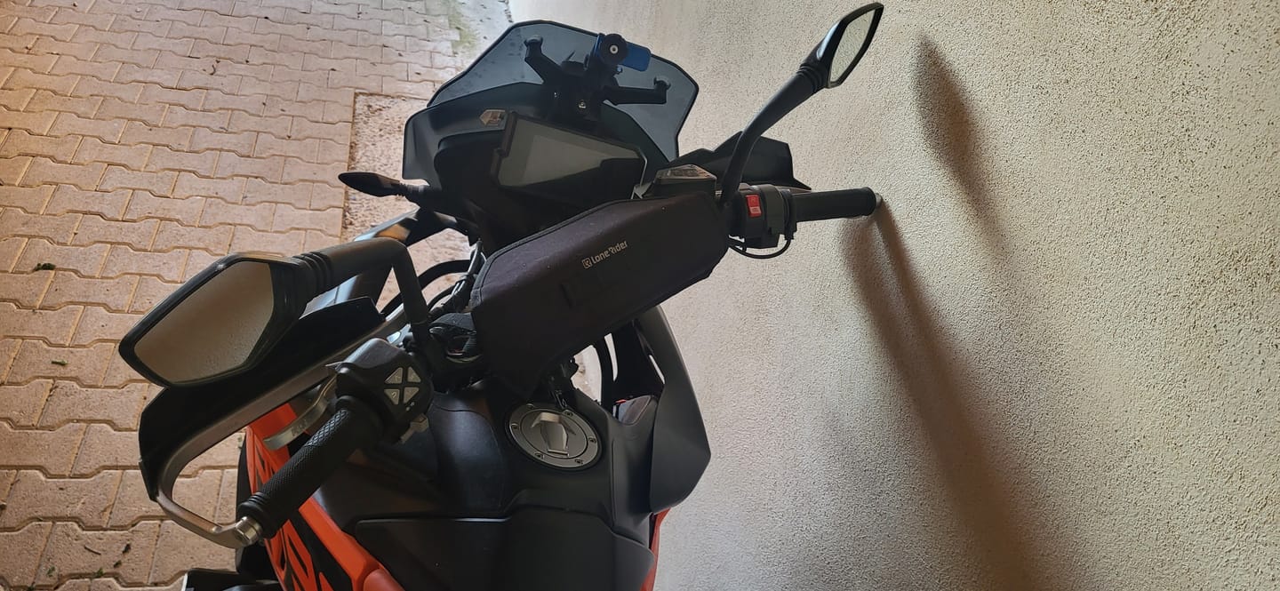 Customer photo review of Handlebar Bag