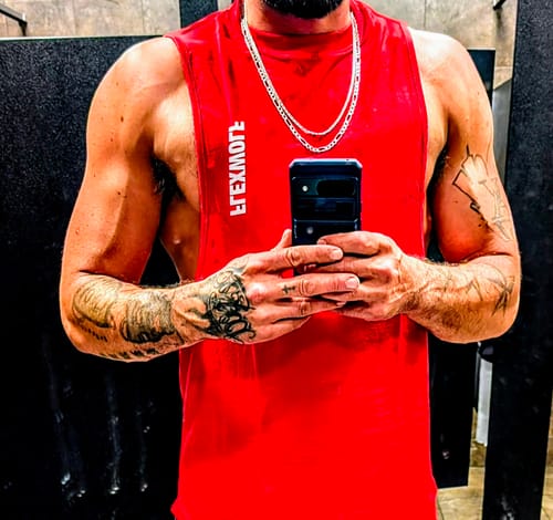 Customer photo review of Flex Arm Tank