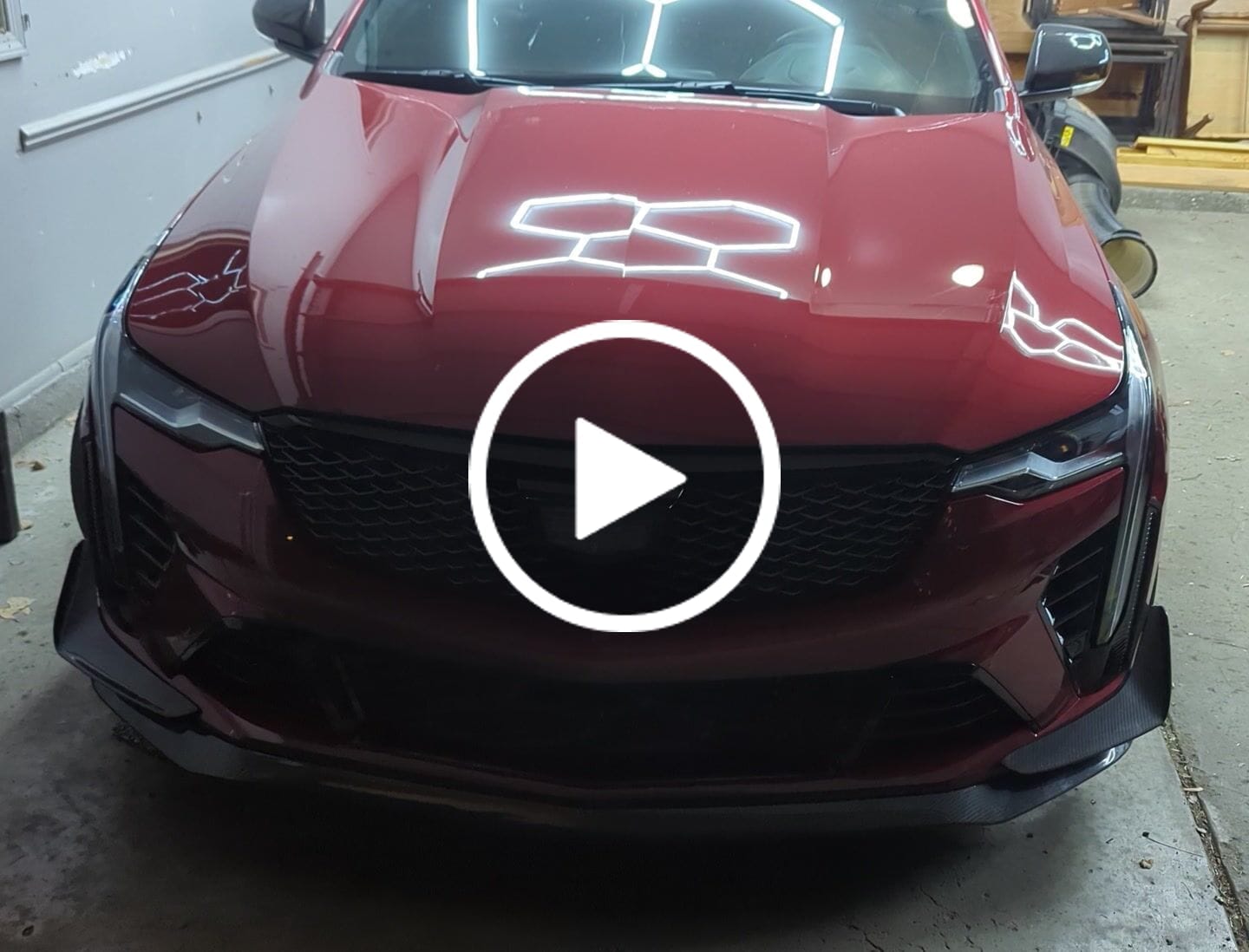 Customer video review of Cadillac logo Light Escalade /CT4/ CT5/ CT6/ XT4 /XT5/ XT6 /ATS /XTS front led cadillac emblem crystal dynamic steamer logo middle grill light