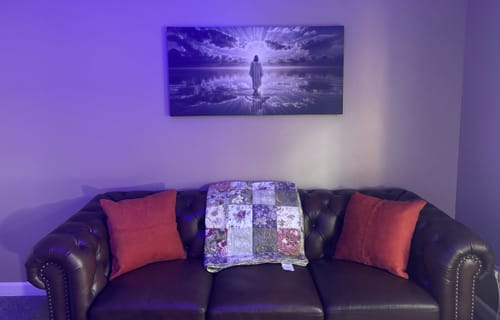 Customer photo review of Walking on Water - Faith Wall Art III