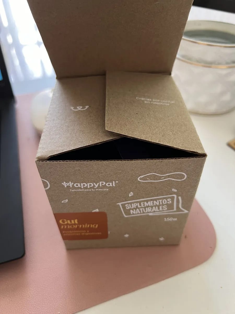 Customer photo review of Gut Morning I Probióticos para Perro y Gato. Mejora la Digestión