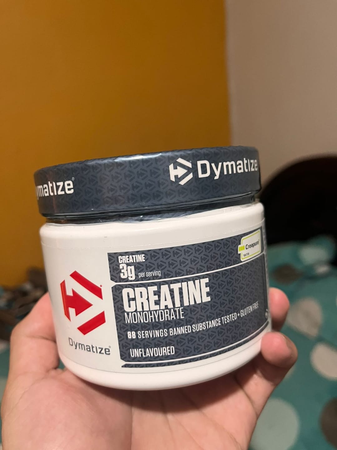 Customer photo review of DYMATIZE CREATINE CREAPURE