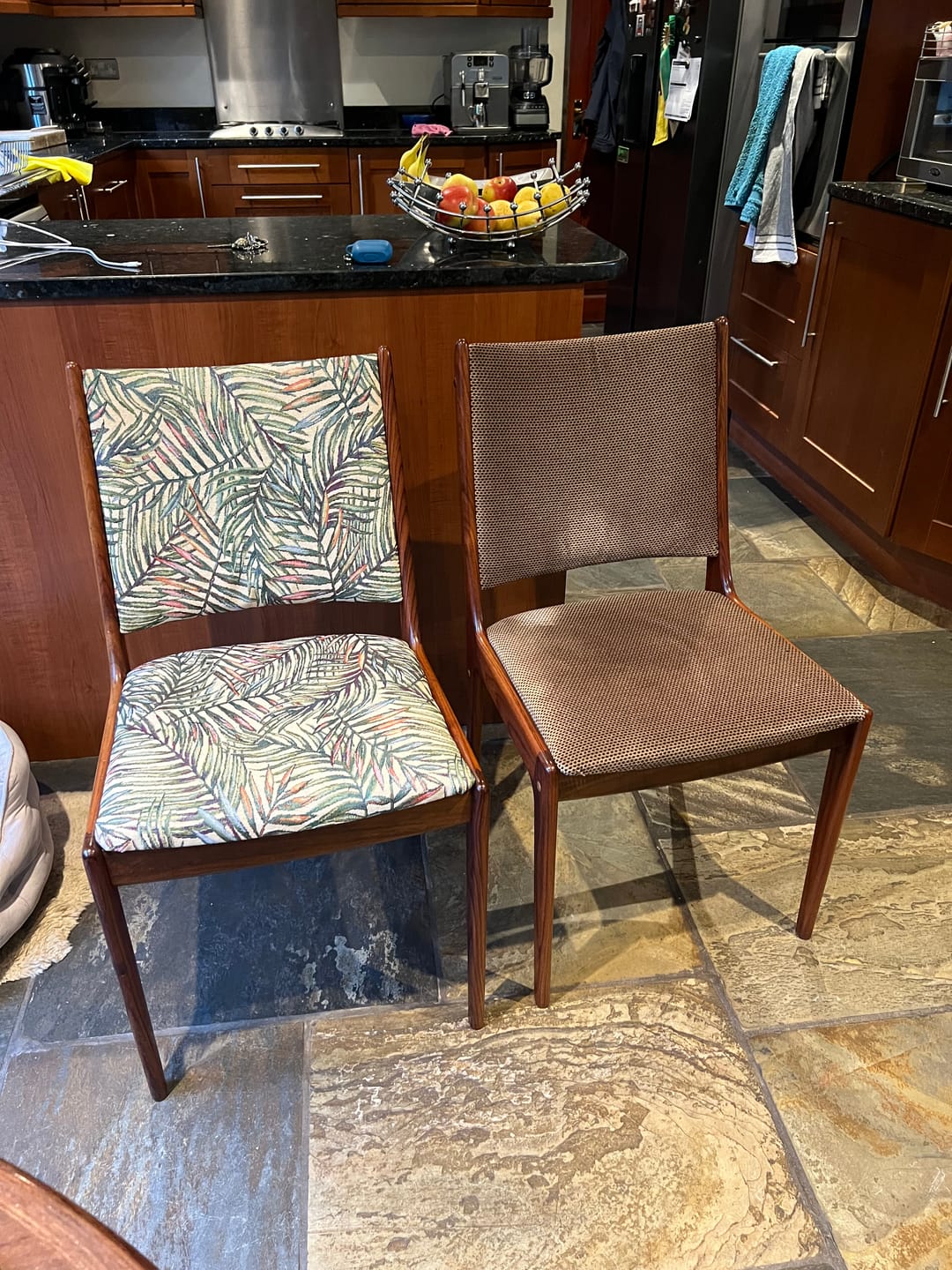 Customer photo review of Tropical Palm Leaves Tapestry Fabric