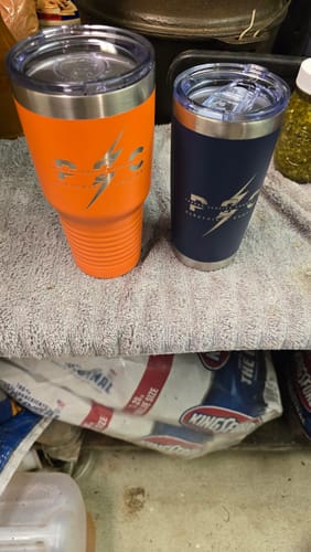 Customer photo review of (6 Pieces) Custom Laser Engraved - 30oz Tumblers