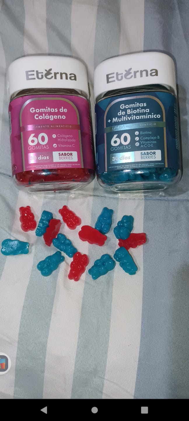 Customer photo review of Pack Biotina + Colágeno | Suscripción