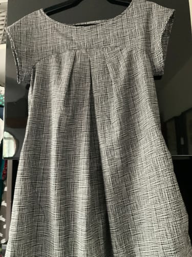 Customer photo review of Per Metre, Digital Cotton Poplin - 60" Wide - Black & White