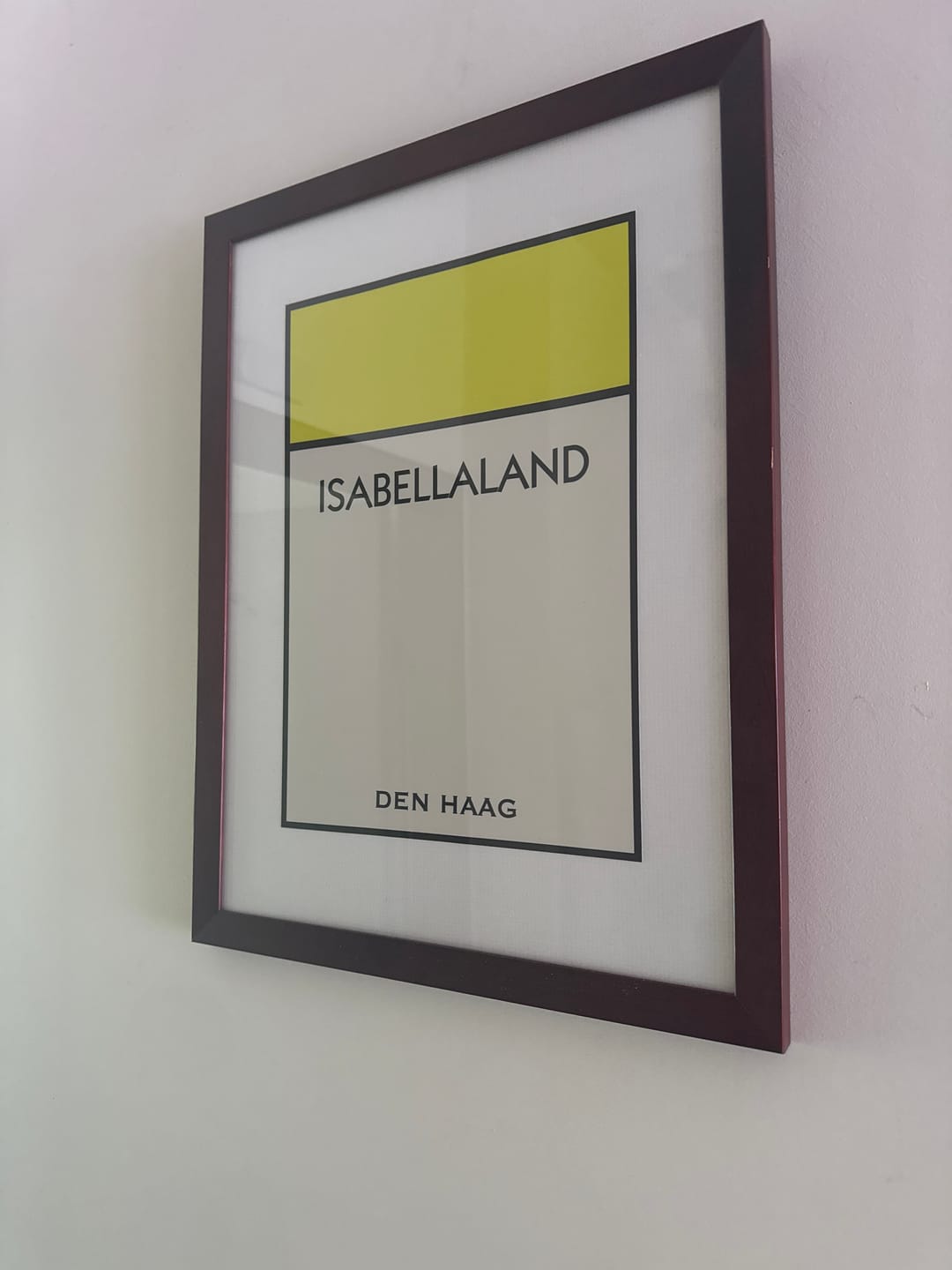 Customer photo review of Personalised Street Name Print