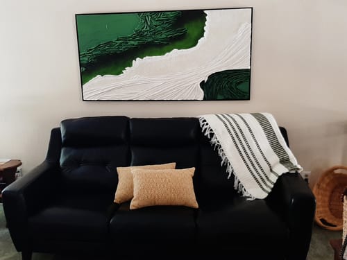 Customer review photo for Plaster Art Texture Painting #SG046