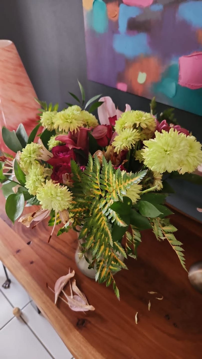 Customer photo review of Pretty In Pastels - Fresh Flower Bunch In Different Pastel Colours