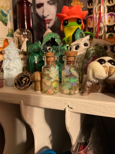 Customer photo review of Mini Chalk Bottles