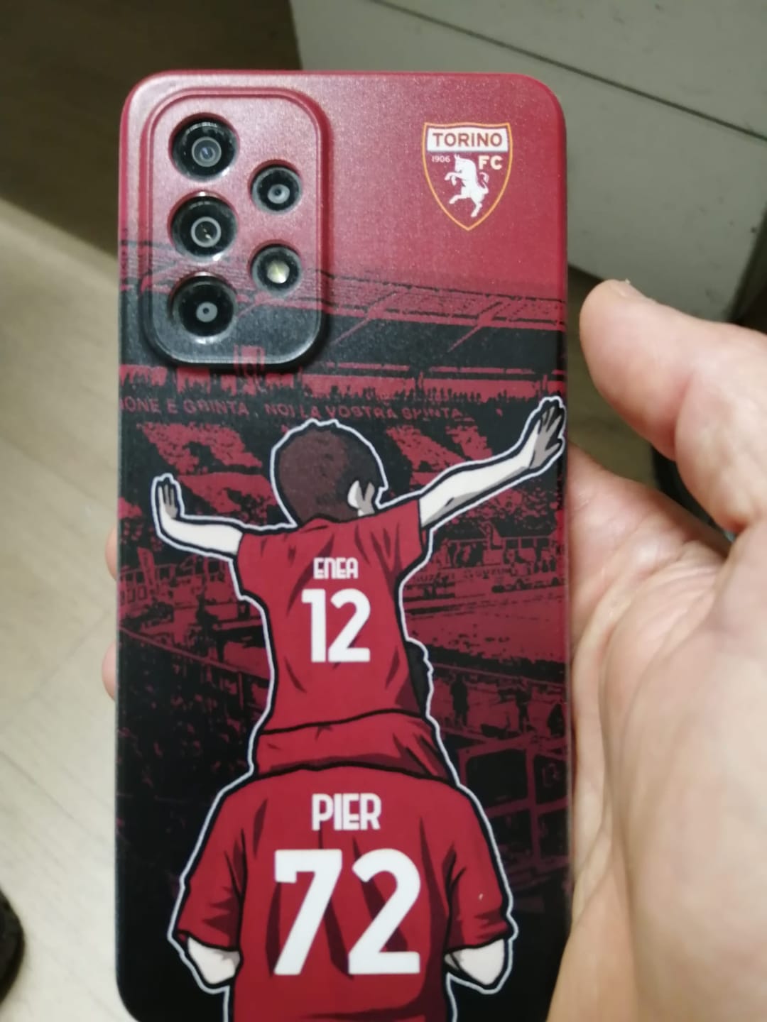 Customer photo review of TORINO - COVER PAPA' E FIGLIO