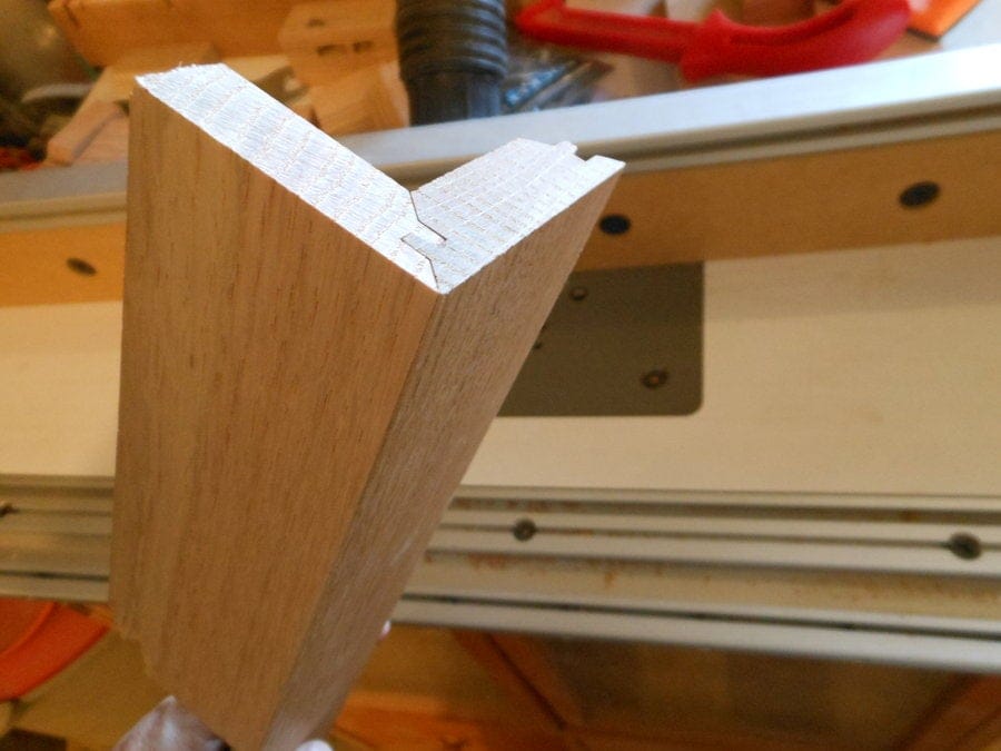 Customer photo review of PROMASTERTOOL™ 45° Lock Miter Router Bit - 1/2" Shank