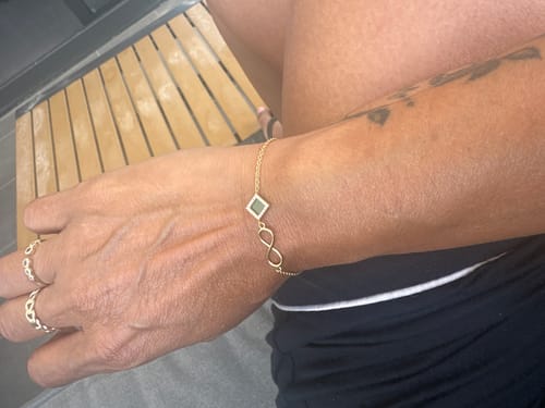 Customer photo review of Infinity Bracelet