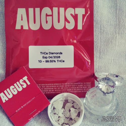 Customer photo review of THCa Diamonds