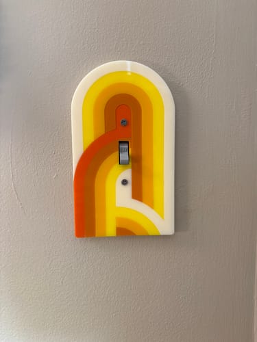Customer photo review of Retro Archway Light Switch Cover