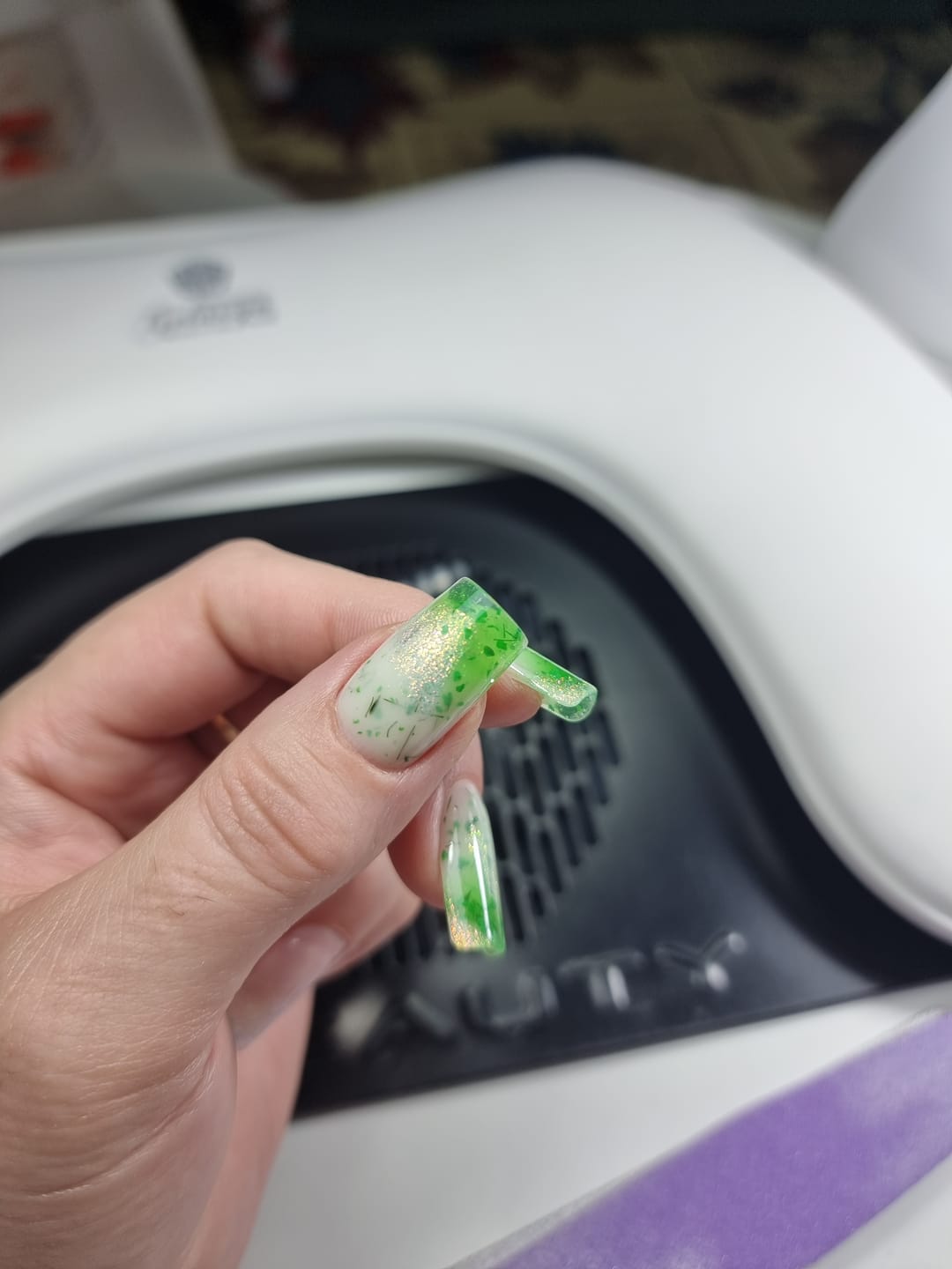 Customer photo review of FloraGlass 02 Builder Gel