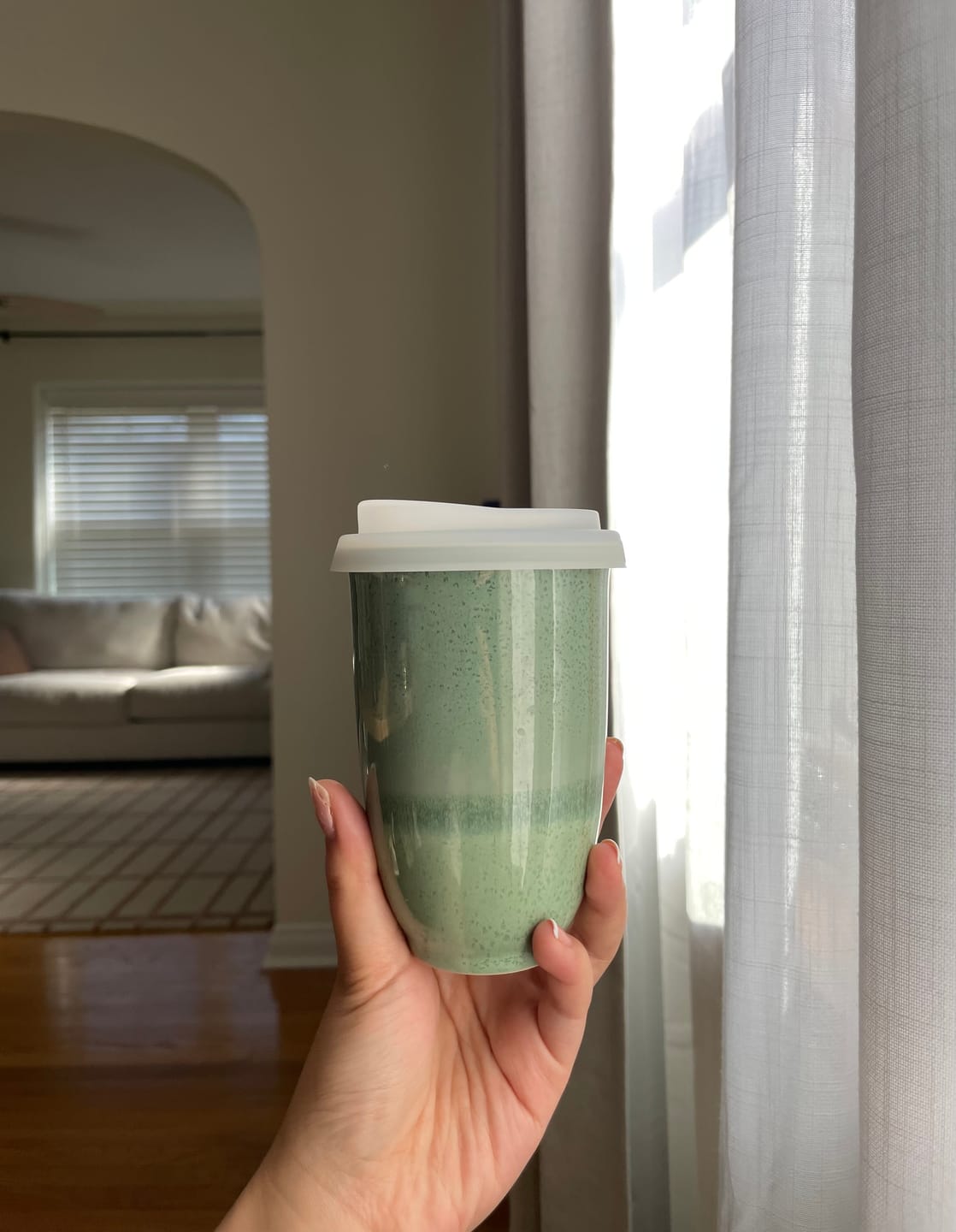 Customer photo review of Emerald Cup 12oz (Includes Lid & Band)