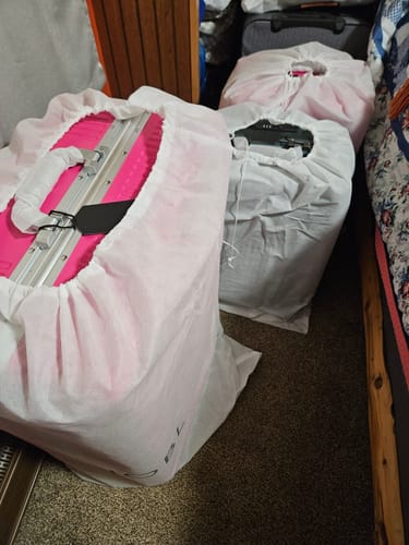 Customer photo review of Luggage Cover