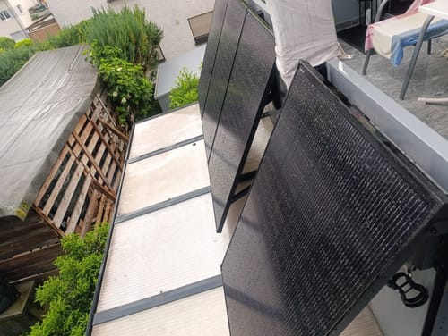 Customer photo review of Ray Beton Balkon Balkonkraftwerk