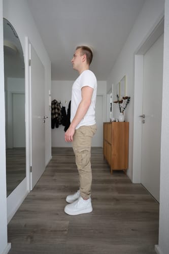 Customer photo review of ELEVATESHOES WHITE CASUAL