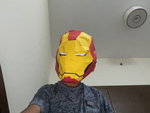 Customer photo review of Patrons Casque d'Iron Man