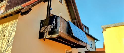 Customer photo review of Ray Geländer Balkon Balkonkraftwerk