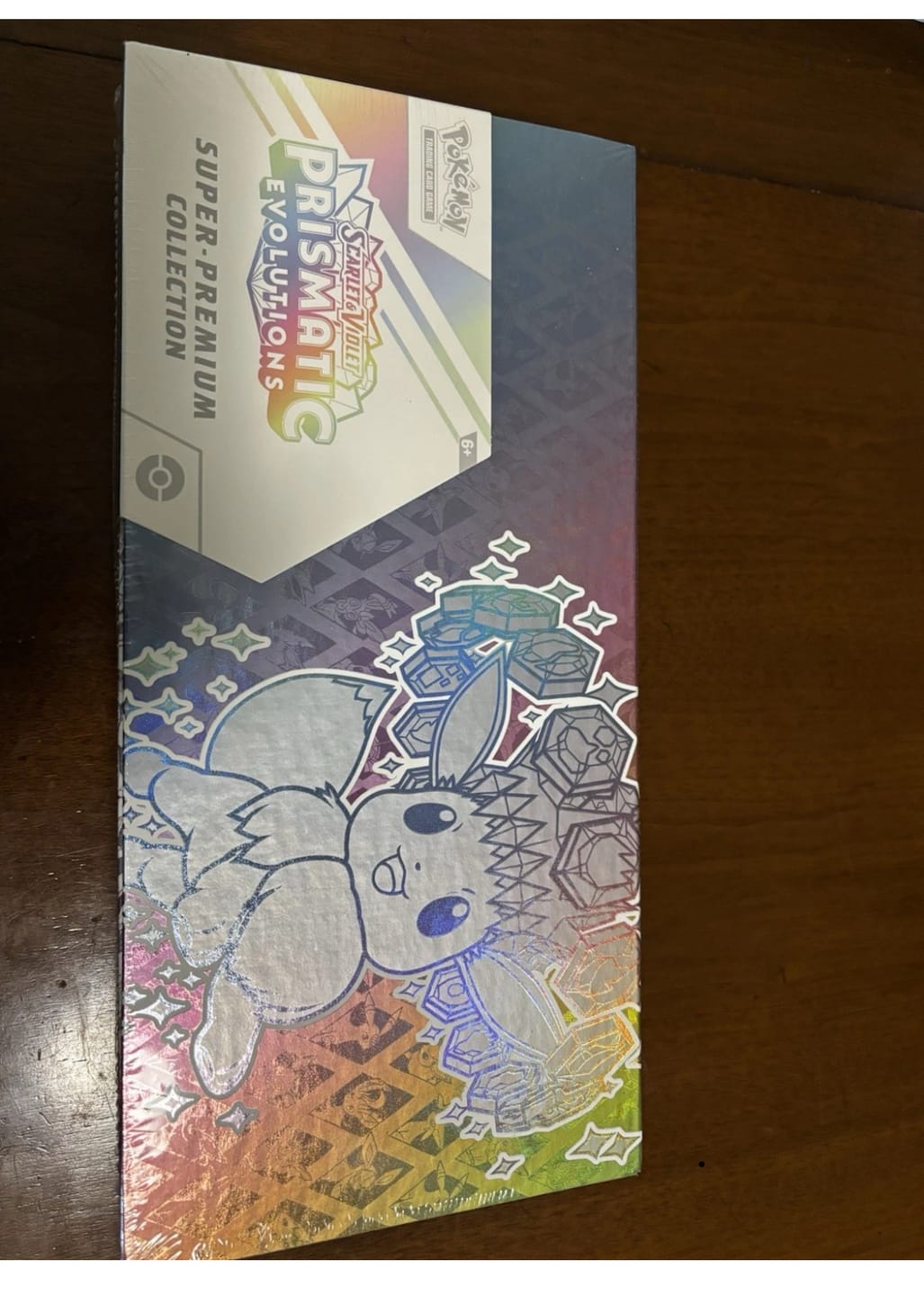 Customer photo review of Prismatic Evolutions Super-Premium Collection - SV: Prismatic Evolutions (PREORDER)