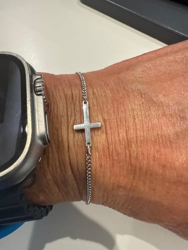 Customer photo review of CROSS BRACELET