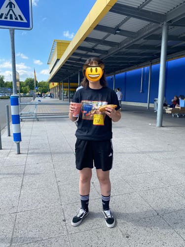 Customer photo review of IKEA HOTDOG T-SHIRT