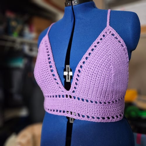 Customer photo review of Lilly Top Crochet Pattern
