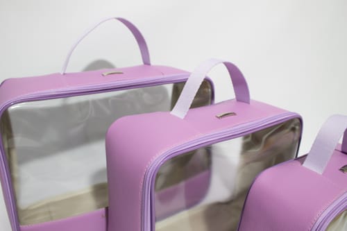 Customer photo review of DOLLARO 0.8MM COM FUNDO DE MALHA COR LILAS