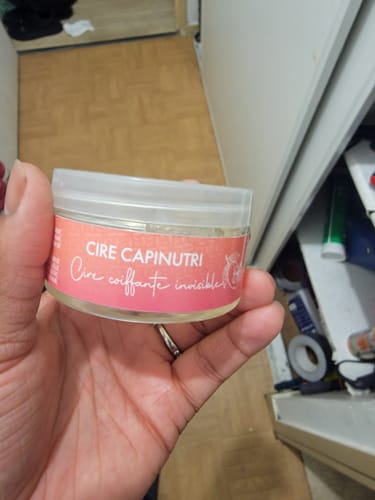 Customer photo review of Cire coiffante CAPINUTRI naturelle nourrissante sans résidus ni trace blanche