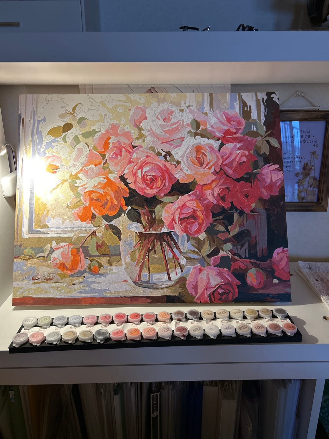 Customer photo review of Numbered Roses
