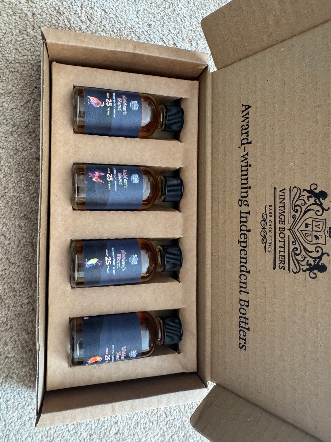 Customer photo review of Maiden's Blend Tasting Pack x4