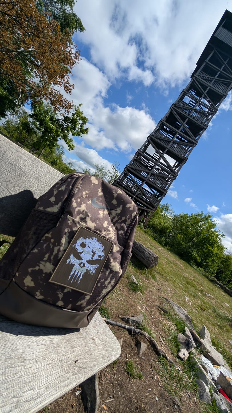 Customer photo review of BIG PATCH Nature Skull (olivgrau)