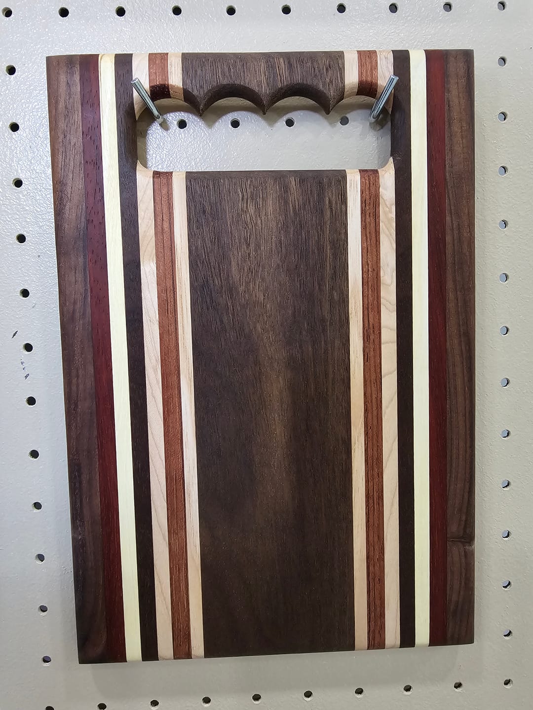 Customer photo review of 11.75x7.75" 6 In 1 Grab Handle Acrylic Router Template