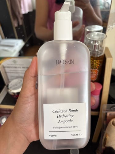 Customer photo review of Bad Skin™ Korean Collagen Bomb Hydrating Ampoule