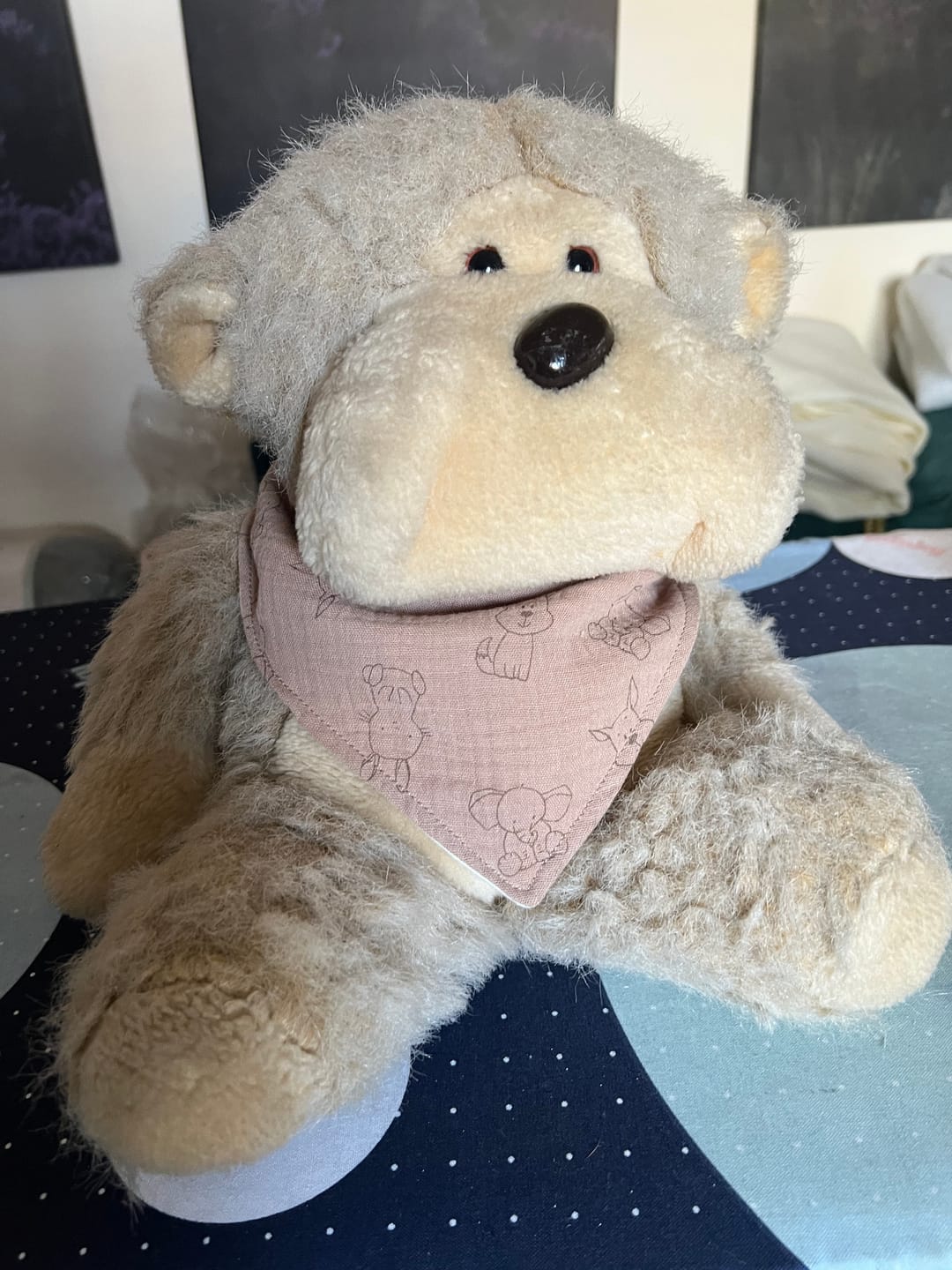 Customer photo review of Plain Brushed Cotton Fabric