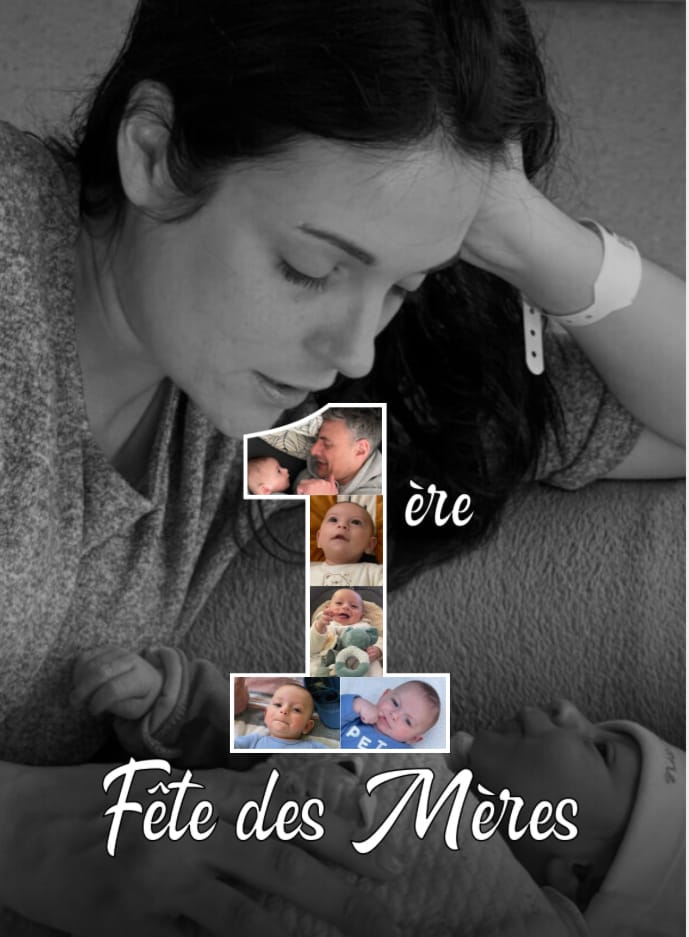 Customer photo review of 1ère Fête des Mères - Affiche personnalisée