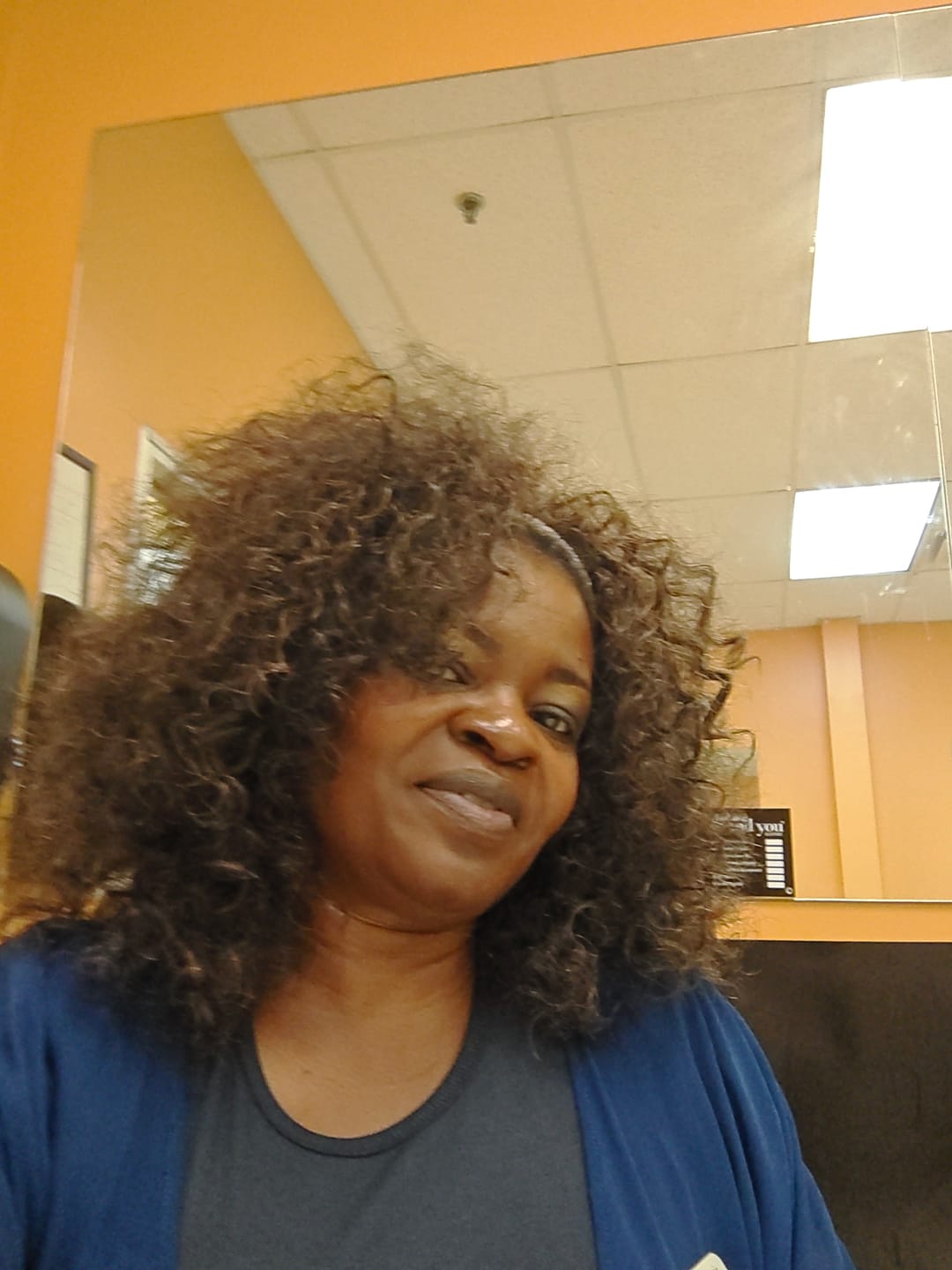 Customer photo review of It's a Wig Half Wig - FAME