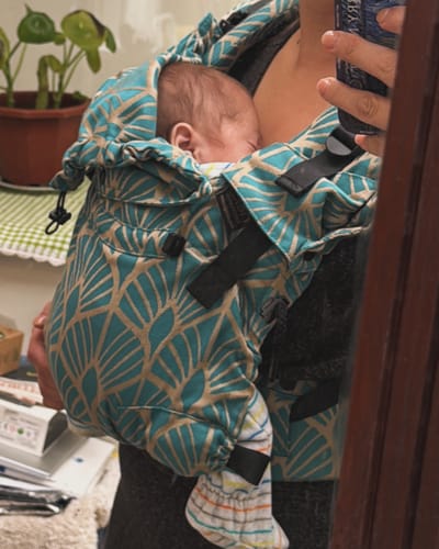 Customer photo review of Mochila Ergonómica tamaño Baby – Neko Slings